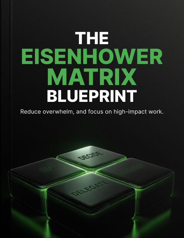 The Eisenhower Matrix Blueprint ebook cover